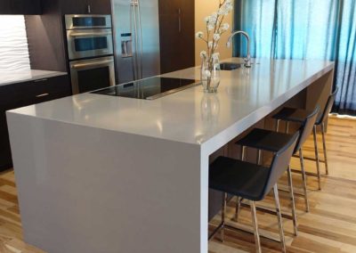 Grey Quartz Kitchen Countertops By Modulus Designs