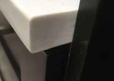 Non-integrated Corner and No Polish on End